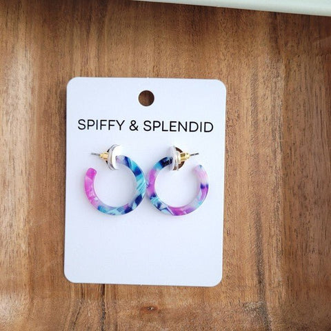 Multicolored Mini Hoop Earring #Firefly Lane Boutique1