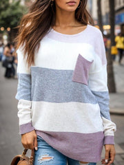 Mystic Cascade Striped Sweater #Firefly Lane Boutique1