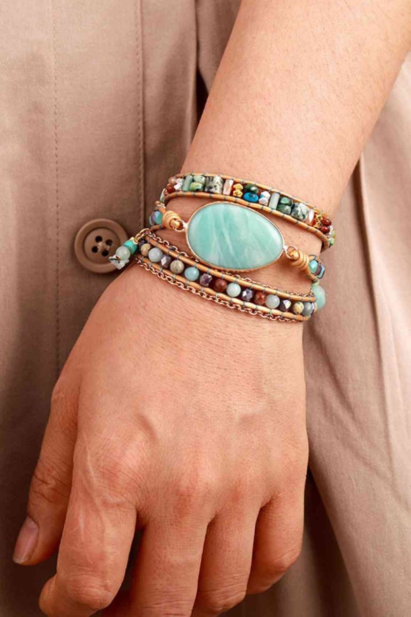 Natural Wonder Handmade Stone Bracelet #Firefly Lane Boutique1