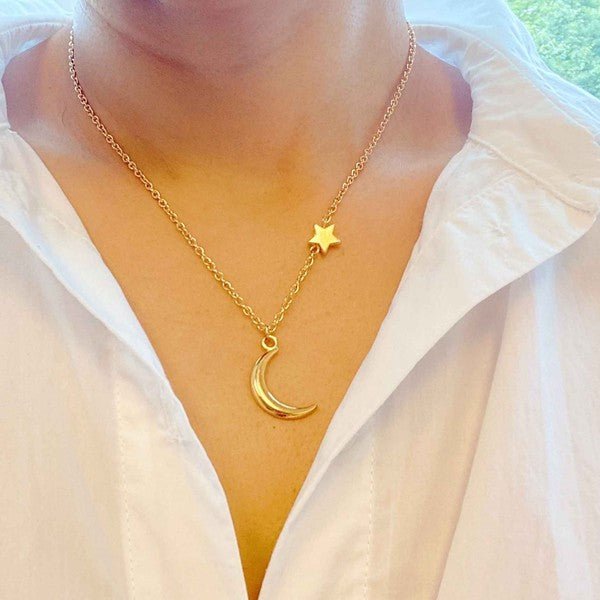 New Moon Necklace #Firefly Lane Boutique1