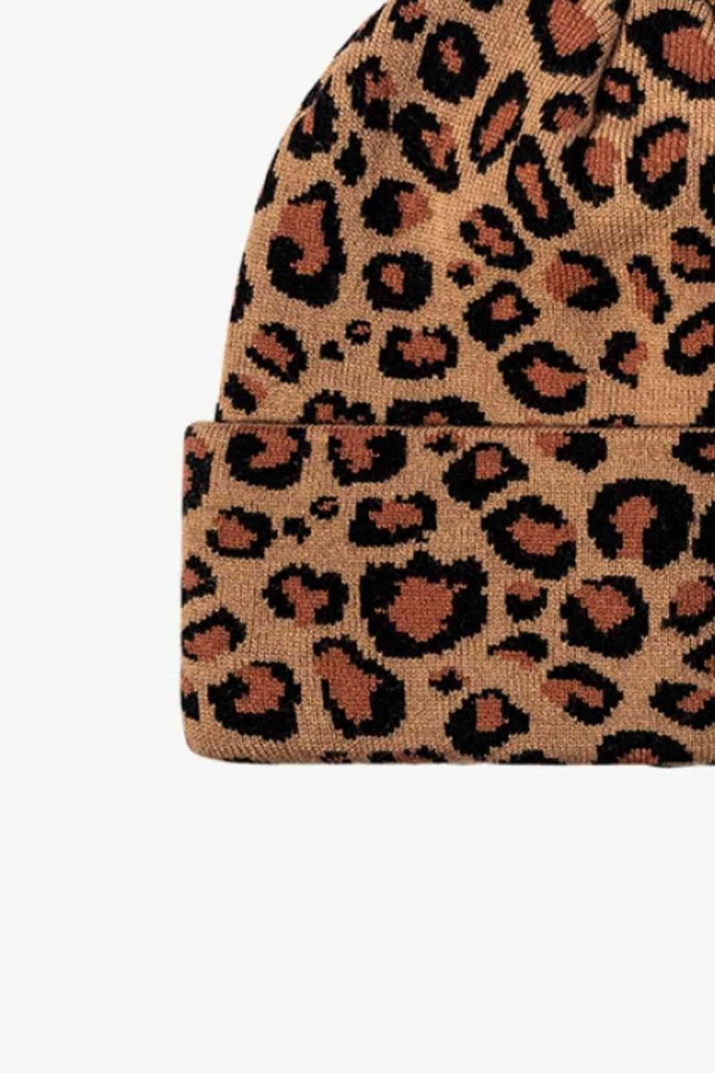 On The Prowl Leopard Print Cuffed Beanie #Firefly Lane Boutique1