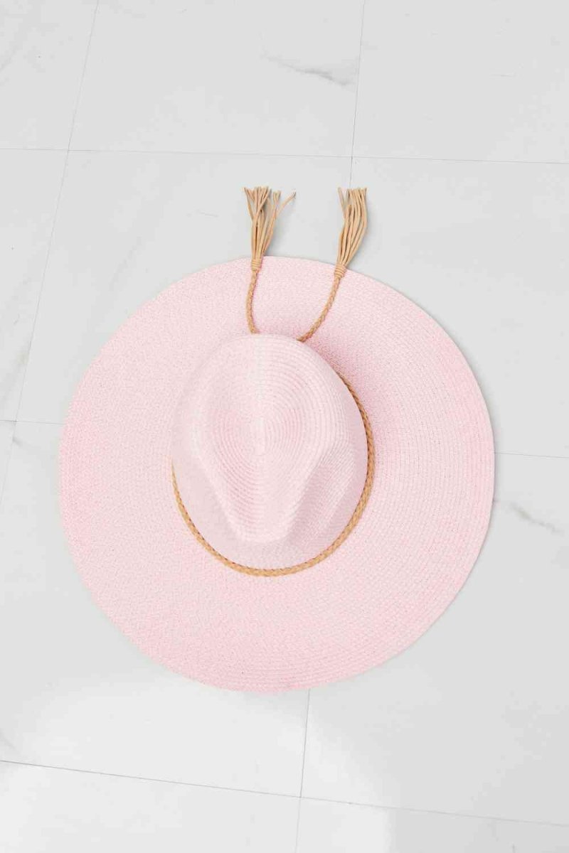 Paradise to Breeze Pink Straw Hat #Firefly Lane Boutique1