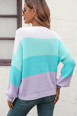 Prism Palette Color Block Striped Sweater #Firefly Lane Boutique1