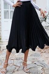 Promises Kept Midi Black Pleated Skirt #Firefly Lane Boutique1