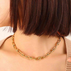 Refined Gold Chunky Chain Necklaces #Firefly Lane Boutique1