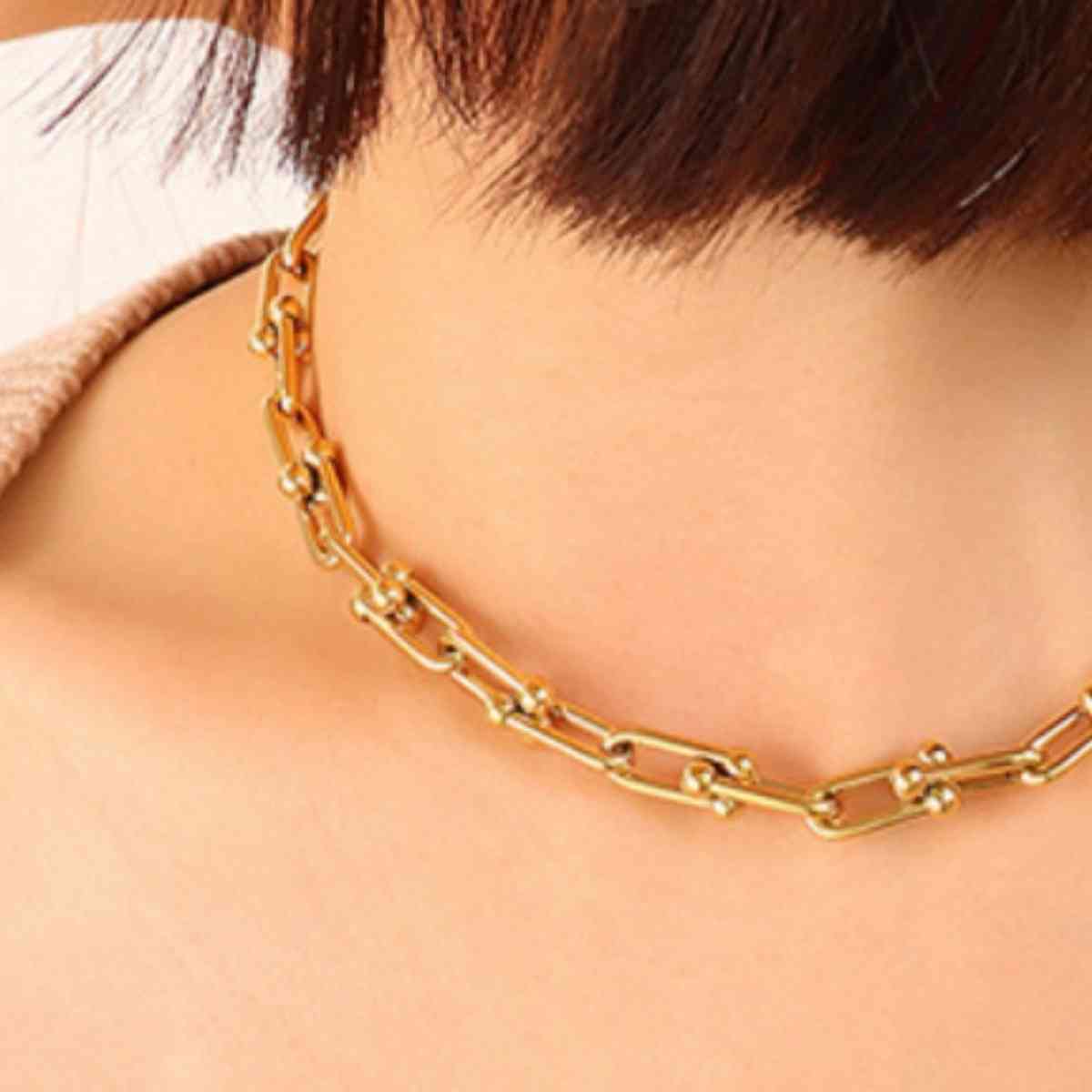 Refined Gold Chunky Chain Necklaces #Firefly Lane Boutique1
