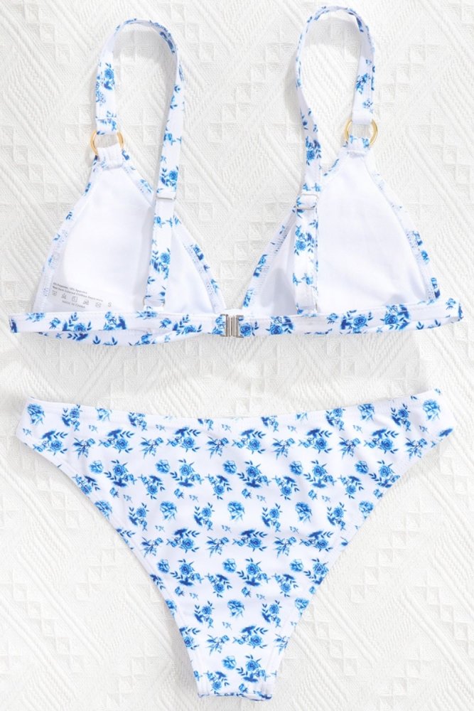 Sea Breeze Blue Floral Bikini #Firefly Lane Boutique1