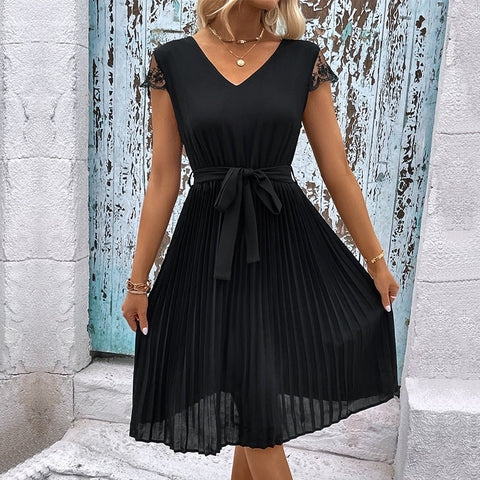 Secrete Love Affair Black A-Line Midi Dress #Firefly Lane Boutique1