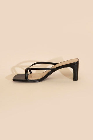 Sleek Steps Low Heel Thong Sandals #Firefly Lane Boutique1