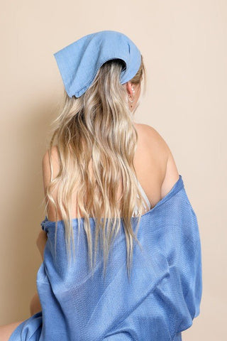 Solid Linen Headscarf #Firefly Lane Boutique1