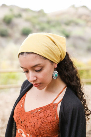 Solid Linen Headscarf #Firefly Lane Boutique1