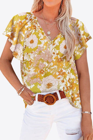 Something Special Floral Summer Blouse #Firefly Lane Boutique1