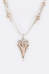 Souls Aligned Irregular Heart Pendant Necklaces Set #Firefly Lane Boutique1