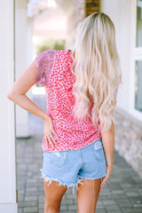 Spectacular Revelation Pink Printed Blouse #Firefly Lane Boutique1