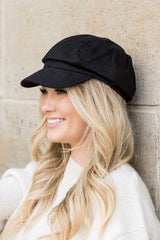 Suede Newsboy Cap #Firefly Lane Boutique1