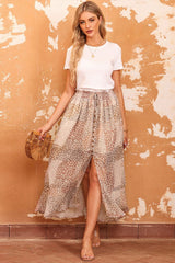 Summer Diary Boho Floral Drawstring Maxi Skirt #Firefly Lane Boutique1