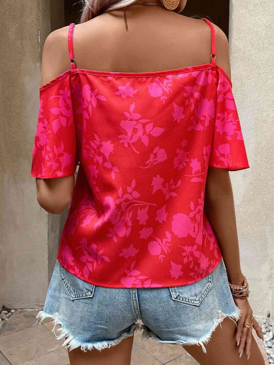 Summer Moments Flared Sleeve Blouse #Firefly Lane Boutique1