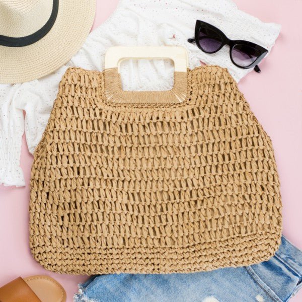 Sun and Sand Weave Beach Bag #Firefly Lane Boutique1