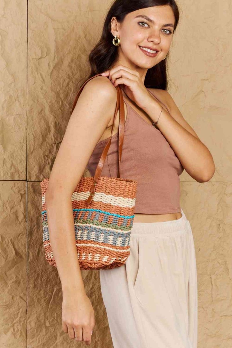 Sun To Sand Straw Tote Bag #Firefly Lane Boutique1