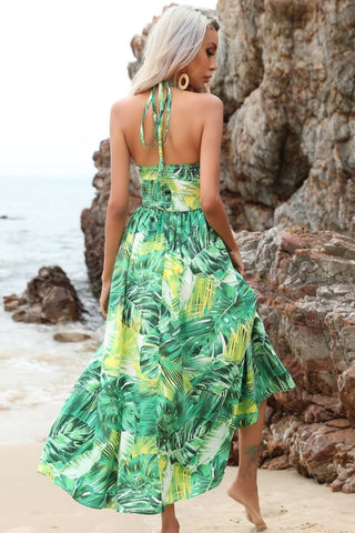 Take a Break Halter Maxi Alohas Dress #Firefly Lane Boutique1