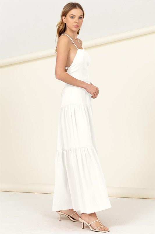 Think Of Me Maxi Tiered Midsummer Dress #Firefly Lane Boutique1