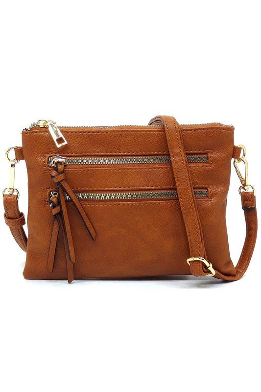Travel Quest Multi Zipper Crossbody Bag #Firefly Lane Boutique1