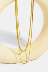 Triple Layering Clasp Necklace #Firefly Lane Boutique1