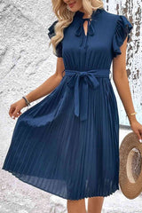Tropical Lagoon Blue Midi Dress #Firefly Lane Boutique1