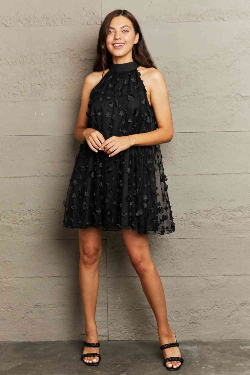 Twilight Temptation Mini Black Dress #Firefly Lane Boutique1