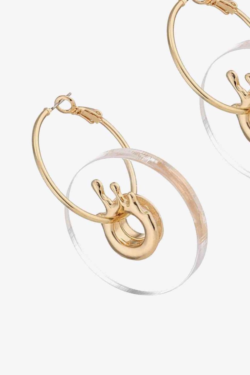 Unique Contrast Hoop Earrings For Women #Firefly Lane Boutique1