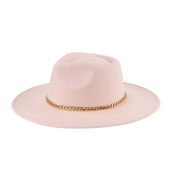 Vogue Visionary Chain Belt Women Fedora Hat #Firefly Lane Boutique1
