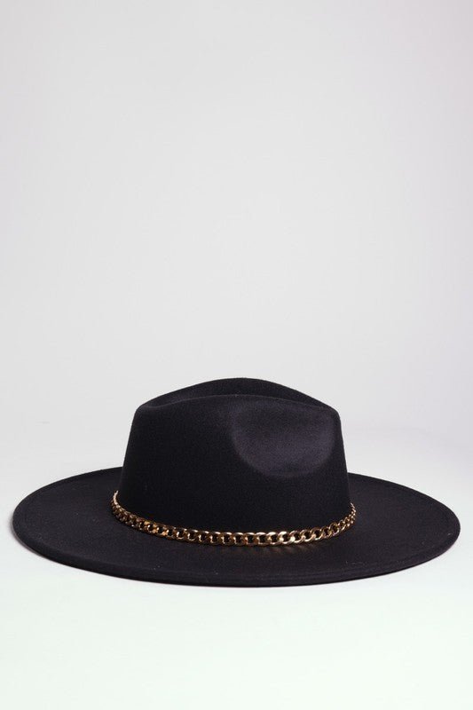 Vogue Visionary Chain Belt Women Fedora Hat #Firefly Lane Boutique1