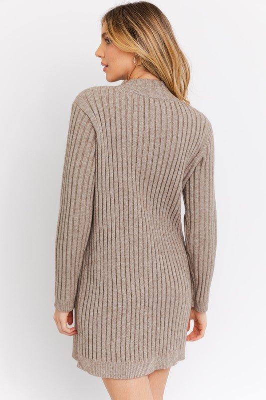 Warmth and Style Turtleneck Mini Sweater Dress #Firefly Lane Boutique1