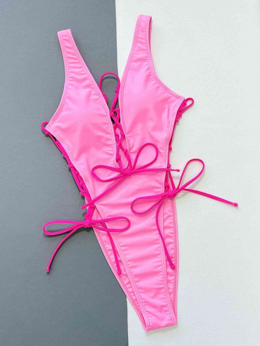 Wave Rider Hot Pink One Piece Swimwear #Firefly Lane Boutique1