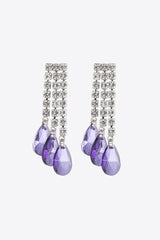 Whenever You Smile Purple Drop Earring #Firefly Lane Boutique1