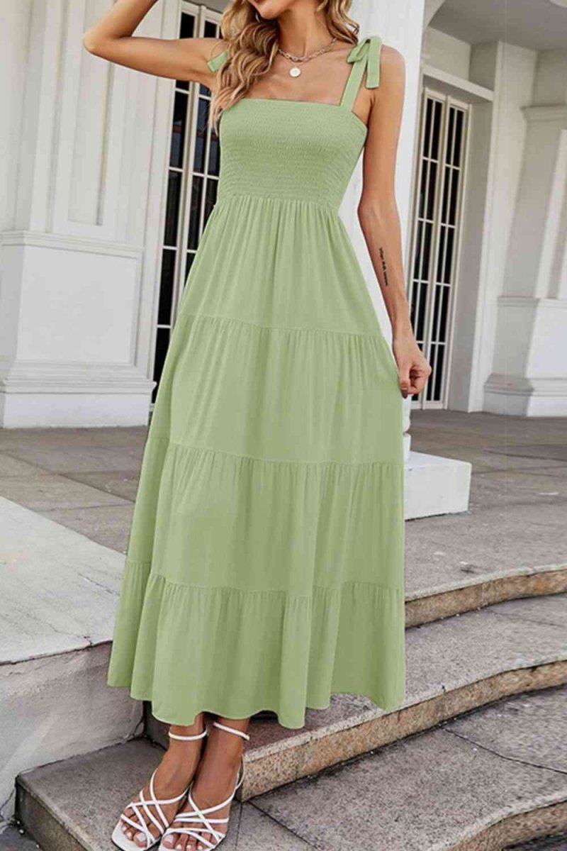 Whimsical Waves Tiered Summer Maxi Dresses #Firefly Lane Boutique1