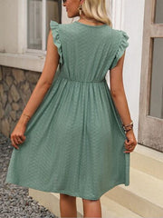 Whispering Meadow Mini Sage Green Dress #Firefly Lane Boutique1