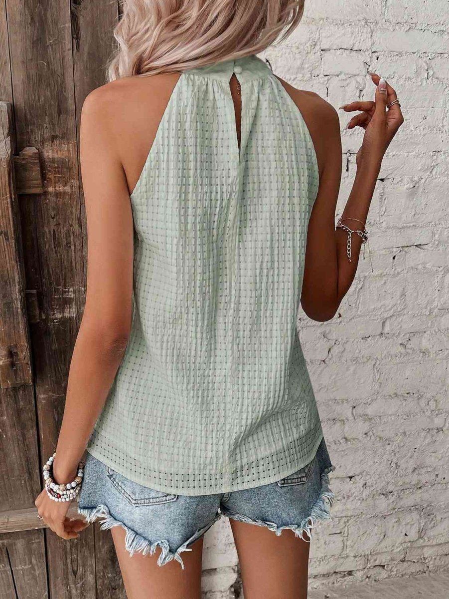 Wonderful Moments Halter Neck Tank Top #Firefly Lane Boutique1