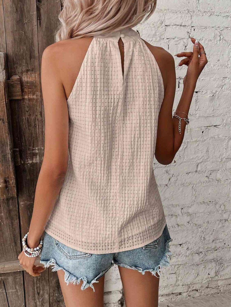 Wonderful Moments Halter Neck Tank Top #Firefly Lane Boutique1