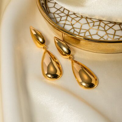 Worthy Of Respect Dangle Gold Earrings #Firefly Lane Boutique1